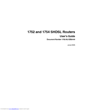 Paradyne 1754 SHDSL User Manual
