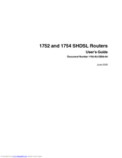 Paradyne 1754 User Manual