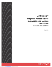 Paradyne JetFusion 2308 User Manual