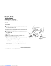 Paradyne 1810 Quick Installation Instructions