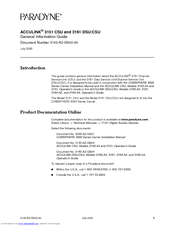 Paradyne ACCULINK 3151 CSU Information Manual