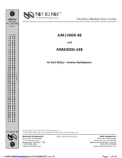 Net to Net Technologies AIM24000-48B User Manual