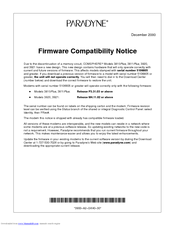 Paradyne COMSPHERE 3921 Notice