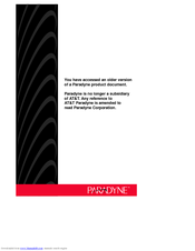 Paradyne COMSPHERE
6700 Series User Manual