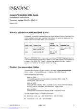 Paradyne Hotwire 8304 Installation Instructions Manual