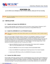 Net to Net Technologies SIM2000-24 User Manual