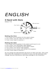 Zodiac ETA G10 Reference Manual