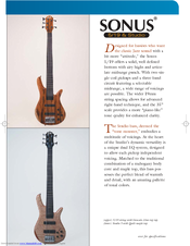 Zon Sonus Studio4 Specifications
