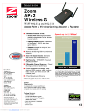 Zoom 4400 Specifications