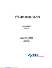 ZyXEL Communications ZyNOS 3.8 Support Notes