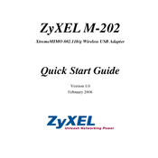 ZyXEL Communications M-202 Quick Start Manual