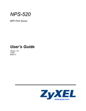 ZyXEL Communications NPS-520 - V1.00 User Manual