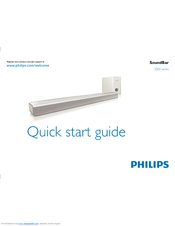 PHILIPS SoundBar 2000 series Quick Start Manual