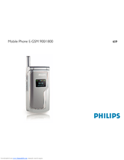 PHILIPS Xenium E-GSM 800/ Manual