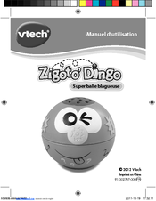 Vtech Zigoto Dingo Super Balle blagueuse Manuel D'utilisation