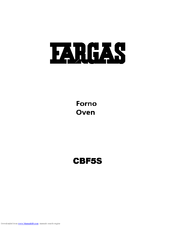Fargas CBF5S User Manual