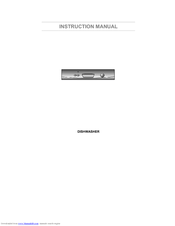 SMEG DW2005X-1 Instruction Manual