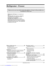SMEG FD33B Instructions For Use Manual