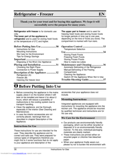 SMEG FL167AP Instructions For Use Manual