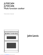 John Lewis JLFSEC606 Instruction Manual