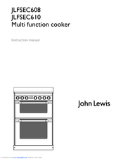 John Lewis JLFSEC608 Instruction Manual