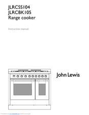 John Lewis JLRCBK105 Instruction Manual