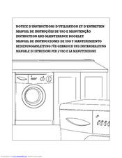 SMEG K430CT1 Instructions And Maintenance Booklet