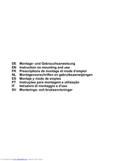 SMEG KI90C Instruction On Mounting And Use Manual