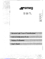 SMEG S58TL User's Book Manual