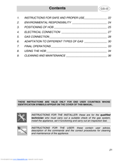 SMEG SE70S-6 Manual