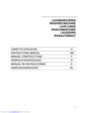 SMEG WTA60 Instruction Manual