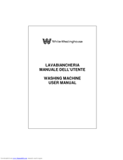 White-Westinghouse WM55 User Manual