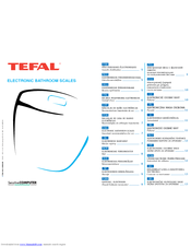Tefal ELECTRONIC BATHROOM SCALES Manual