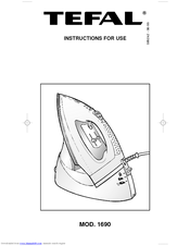 TEFAL ULTRAGLIDE CORDLESS 1690 Instructions For Use Manual