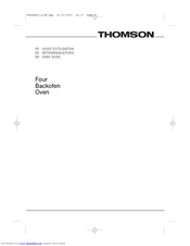 THOMSON BOT630MXD User Manual