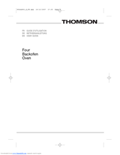 Thomson BOT63PXD User Manual