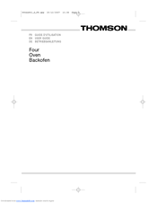 THOMSON BOT68MXD User Manual