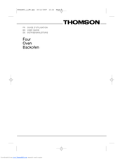 THOMSON BOT68PXD User Manual