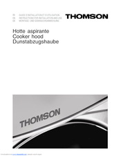 THOMSON DST91XD Instructions For Installation And Use Manual