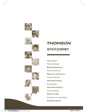 THOMSON DTH725DVBT User Manual