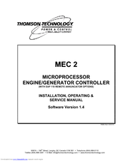 THOMSON MEC 2 - V1.4 Service Manual