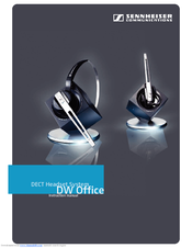 SENNHEISER DW OFFICE - 11-09 Instruction Manual