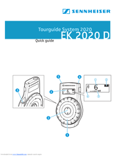 SENNHEISER EK 2020-D Quick Manual