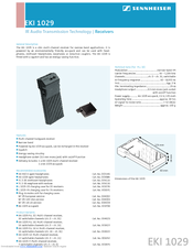 SENNHEISER EKI 1029 Product Sheet