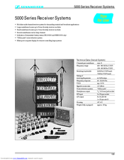 SENNHEISER EM 203 Technical Data