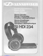 SENNHEISER HDI 234 Manual