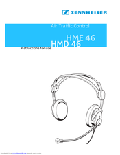 SENNHEISER HMD 46 - ANNEXE 863 Instructions For Use Manual