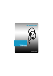 SENNHEISER OMX 980 Instruction Manual