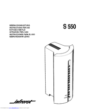 SENNHEISER S 550 Instructions For Use Manual
