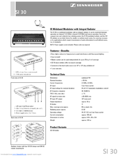 SENNHEISER SI 30 Product Sheet